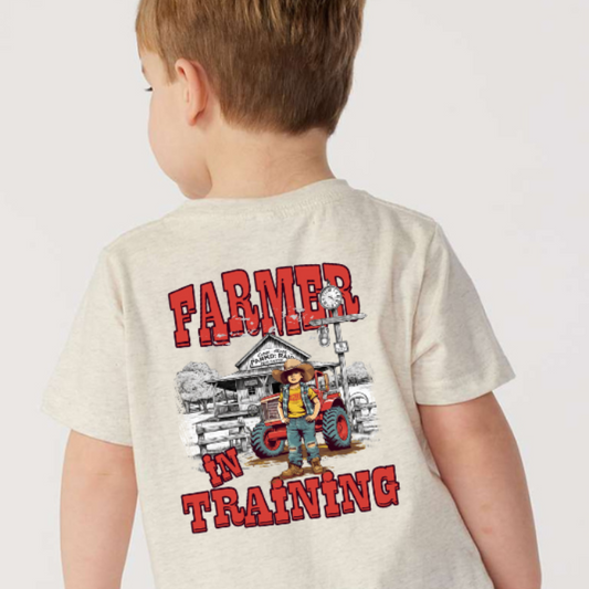 Farmer In Training Short Sleeve Tee